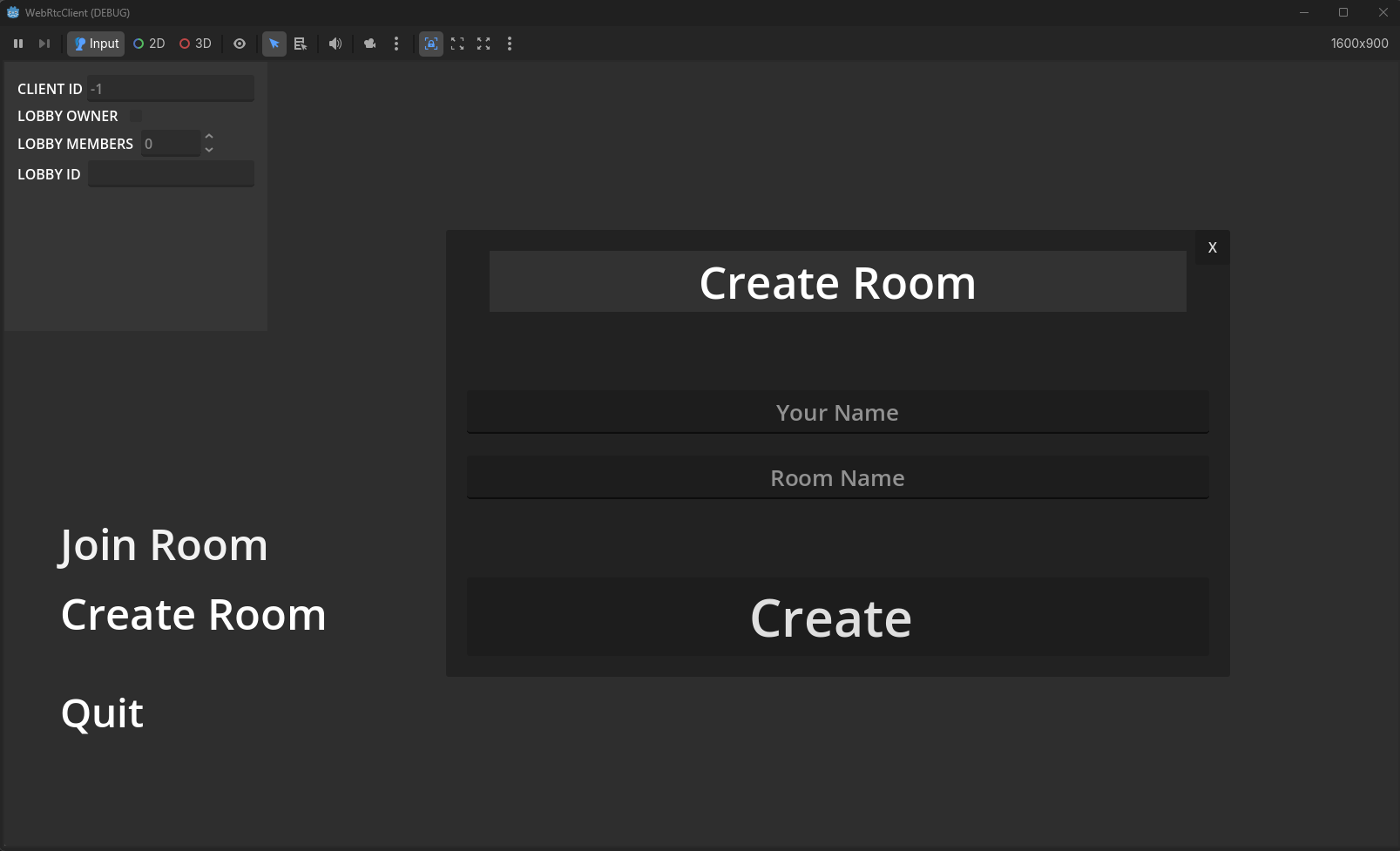 WebRTC P2P Godot Project